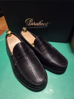 Paraboot × SHIPS シボ革コンビ グルカサンダル ブラック Paraboot × SHIPS シボ革コンビ グルカサンダル ブラック - メルカリ