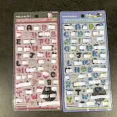 国内正規品　ボンボンドロップシール　文字　サンリオ　moji　新作　おすそ分け