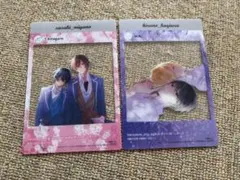 佐々木と宮野 平野と鍵浦　月刊コミックジーン　付録 SNS風クリアカードセット