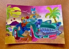 ディズニー レトロ ポストカード ドナルド デイジー