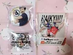 ハイキュー!! 木兎光太郎 缶バッジ キーホルダー 3点