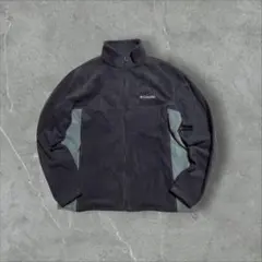 Columbia フルジップ フリースジャケット L 黒00s