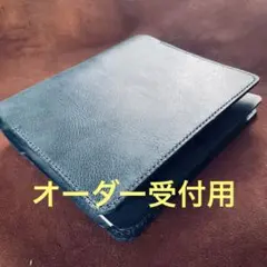 美品 万双 ブライドル ラウンドファスナー 二つ折り財布 ネイビー