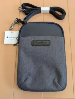 Aquascutum ショルダーポーチ スマホショルダーバッグ グレー