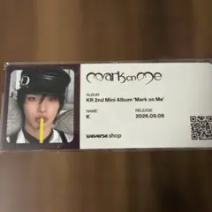 &TEAM K フォトチケット　Mark on Me