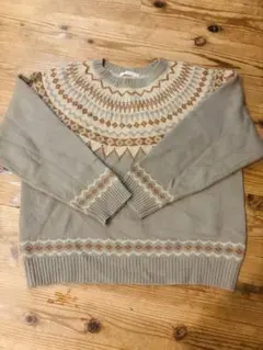 ノルディックセーター ニット