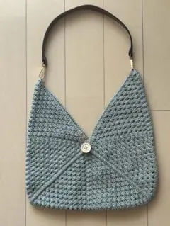 ハンドメイド ニットバッグ 裏地付き 可愛い箱付き ショルダーバッグ