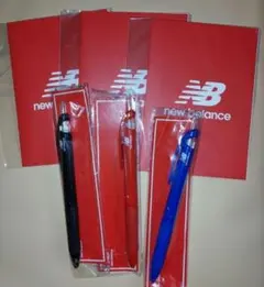 【New Balance】 ボールペン 3本セット&パワーテープ6枚✕3セット