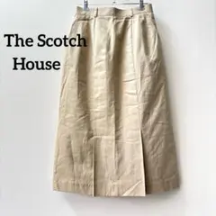 The Scotch House コットン リネン ベージュ スカート 古着のサムネイル