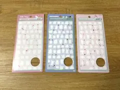 ボンボンドロップシールミニ 台紙のみ キティ♡マイメロ♡はぴだんぶい