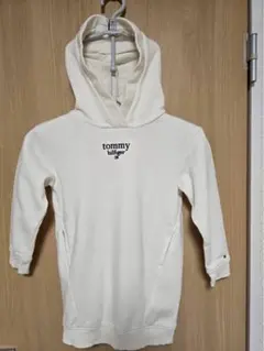 tommy hilfiger フード付きパーカー ホワイト　トミー