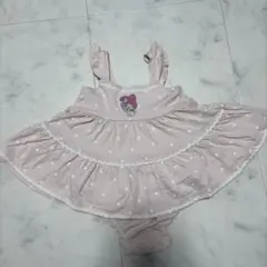 プティマイン My Melody ベビー ピンクワンピース 70cmのサムネイル