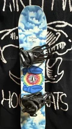 ボルコムコラボ　Volcom x Nitro スノーボード　ビンディングセットのサムネイル