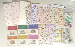 可愛いシール詰め合わせ　食べ物　スイーツ　お菓子　シールファイル