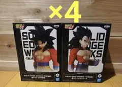 ドラゴンボールGT THE出陣 フィギュア 超サイヤ人4孫悟空 ベジータ