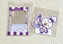 NiziU　Nizoo　オンラインくじ　ステッカー&フォトスリーブセット　マヤン