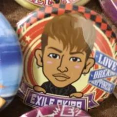 缶バッチ EXILE AKIRA