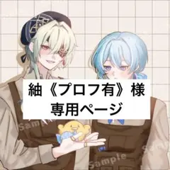 紬《プロフ有》様専用ページ