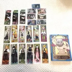 【セット】鬼滅の刃　ロングステッカー➕ウエハースカードファイル➕ウエハースカード