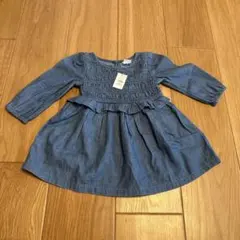 baby GAP デニム風ワンピース 70cm