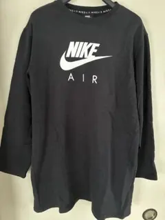NIKE AIR ナイキ　ブラック スウェットワンピース M