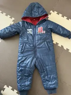 ジャンプスーツ　スノーウェア　防寒つなぎ　９０センチ