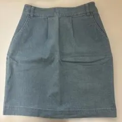 LOWRYS FARM デニムタイトスカート ジッパー付き