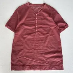 CIRCOLO 1901 チルコロ ヘンリーネック カットソー Tシャツ エンジ 