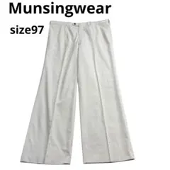 Munsingwear ゴルフ　メンズ スラックス ワイドパンツ ホワイトのサムネイル