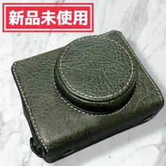 新品❤️ KOOWL カメラケース グリーン カーキ ストラップ付 取り外し可能