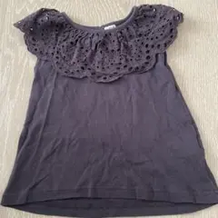 プティマイン♡レース襟 ノースリーブカットソー 110cm