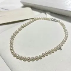 新品未使用】ミキモト mikimoto 一連 パールネックレス WK452 - メルカリ