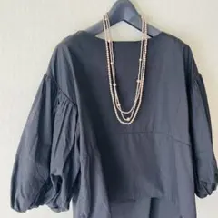 3連ロングネックレス