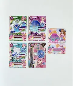 アイカツ　フラワーピルエット　ピンクピルエット 北大路さくら　姫里マリア