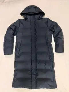 UNIQLOシームレスダウンロングコート濃紺メンズL