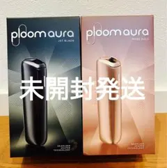 未開封発送【新品】プルームオーラ PloomAURA　ローズゴールド ブラックa