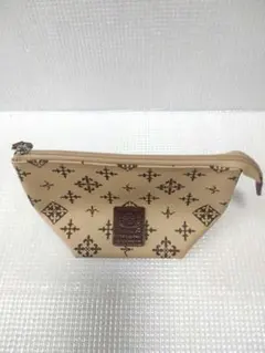 russet モノグラム柄ベージュ系ポーチ (美品）のサムネイル