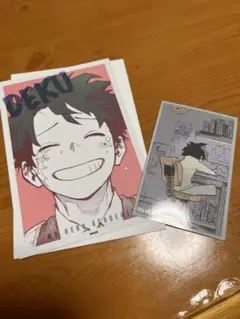 僕のヒーローアカデミア原画展　2点セット　緑谷出久