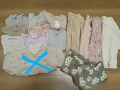 〇ゆーきさま〇女の子　90cm　秋冬まとめ売り12点＋パジャマセット