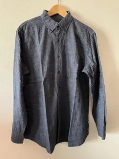 UNIQLO 長袖シャツ　メンズ　チェック　シャツ　カットソー　長袖　ユニクロ