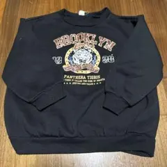 SHEIN キッズ トレーナー ブラック 6Y