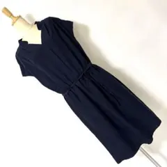 ＊ ef-de エフデ オシャレ ワンピース ネイビー フォーマル