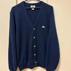 ラコステ　カーディガン　ネイビー