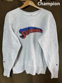 Champion SUPERMAN コラボ スウェット 超レア