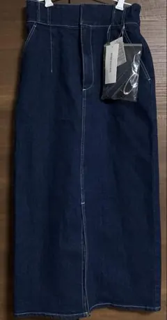 NATURAL BEAUTY BASIC ダークデニム タイトスカート