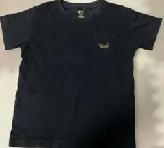 ユニクロUT ミニオン柄 半袖Tシャツ130㎝　ブラックのサムネイル