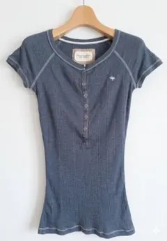 Abercrombie&Fitch Tシャツトップス ヘンリーネック Y2K
