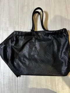 M.U.L. ベントトートM キルティング✖️オーストリッチブラック レザー 