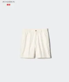 新品タグ付き ユニクロ×jw Anderson チノショーツ オフホワイト Mのサムネイル