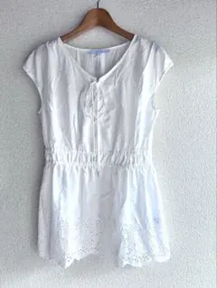 UNTITLED ホワイトチュニック 半袖2サイズ